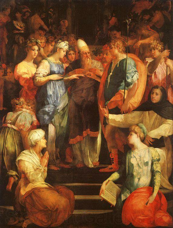 Rosso Fiorentino Marriage of The Virgin Spain oil painting art